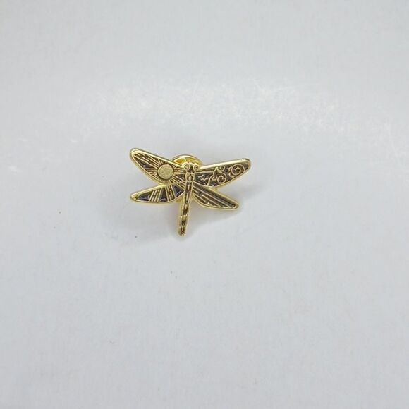 DRAGONFLY pin with sun - Picture 2 of 5